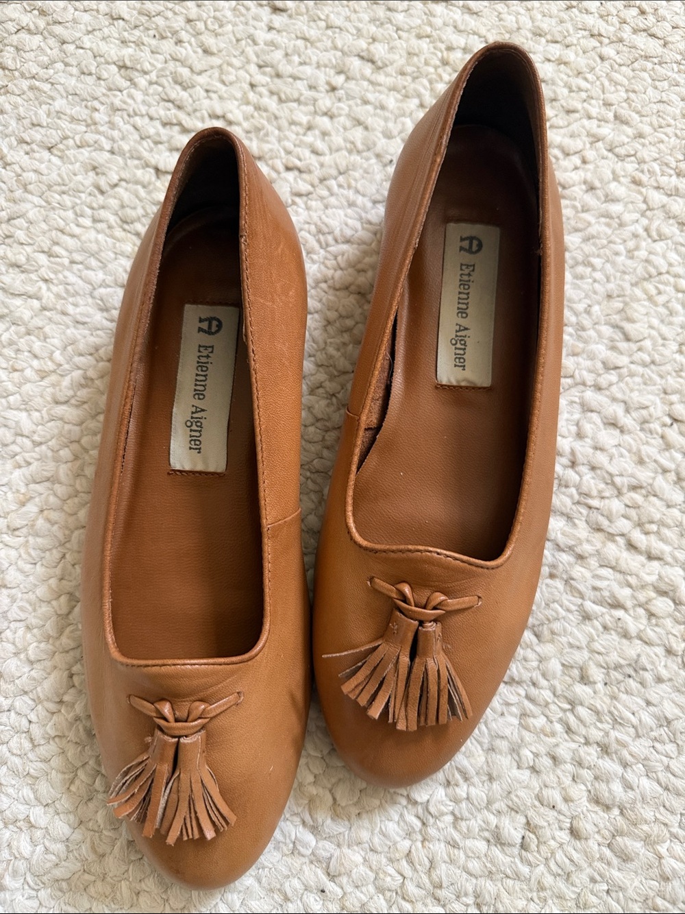Etienne Aigner slip on loafers, size 6
